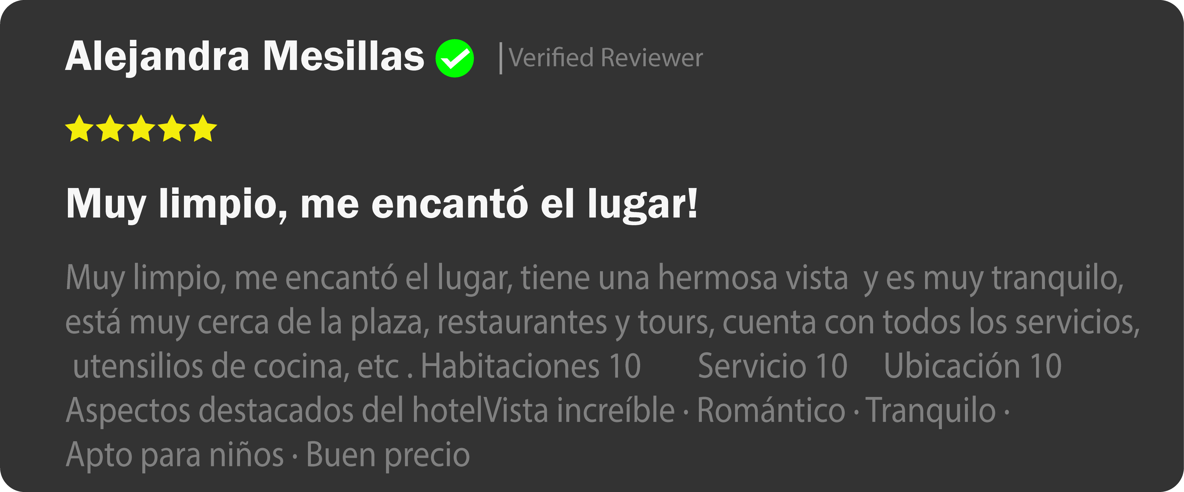 reviews cabañas 6