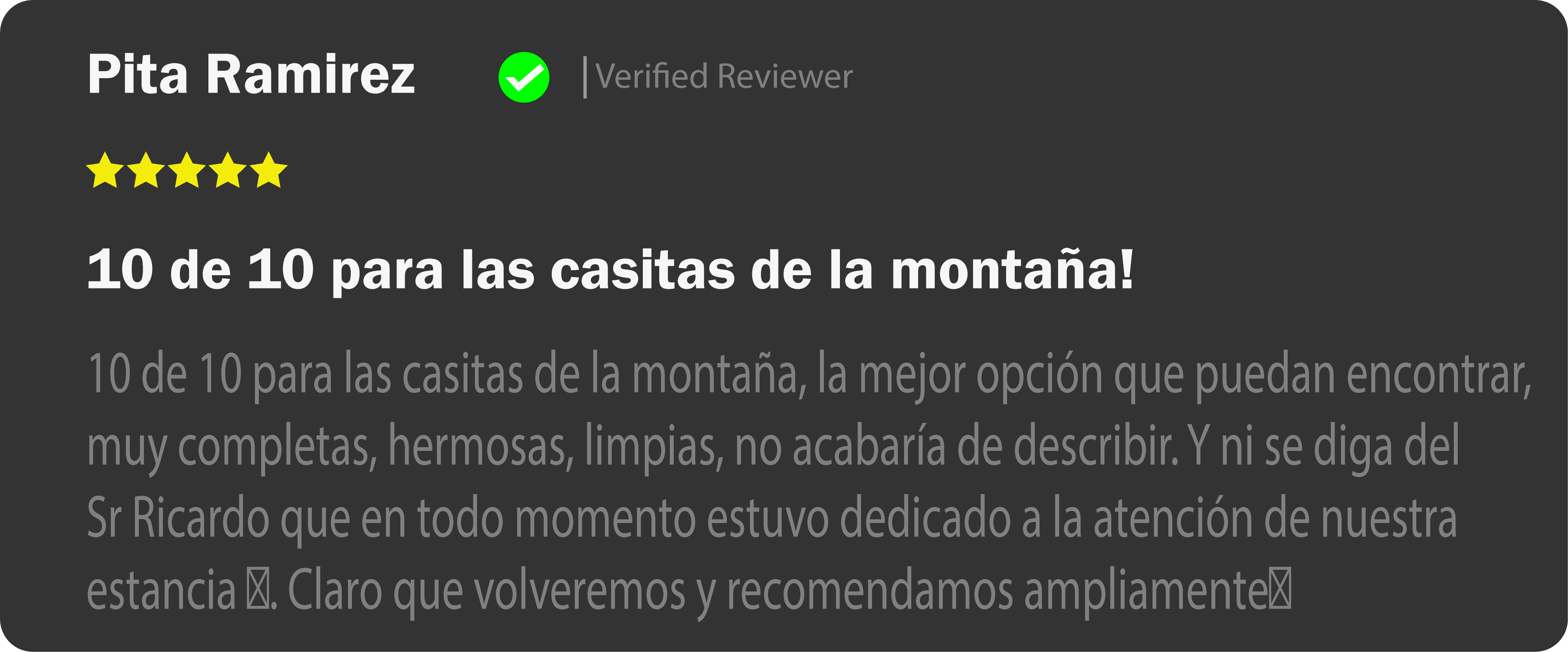 reviews cabañas 8